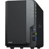 Synology DS223 NAS 2 Bahías Cloud Privado Almacenamiento en Red
