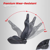 Asiento Racing Universal Reclinable 165° PVC Negro con Rieles