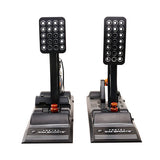 ASETEK SIMSPORTS S Series Invicta sim racing brake and throttle pedals showing split set design.