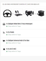 13-r2r- Fanatec CSL DD Ready2Race Forza Motorsport Bundle (5Nm)