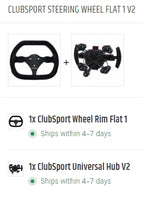 30-sw- FANATEC - ClubSport Steering Wheel Flat 1 V2