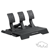 Pedales CSL Elite V2 de Fanatec para simulador con pedal LOAD CELL, set de 3 pedales con célula de carga