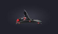 Lateral view of Fanatec ClubSport Pedals V3 for racing simulator, showcasing advanced pedal technology and design.