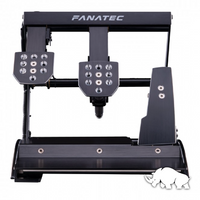 Fanatec ClubSport Pedals V3 Inverted for simulators, featuring realistic pivot points and inverted design.