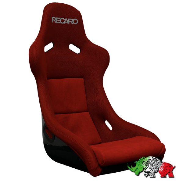 51-bs- RECARO - Pole Position N.G. Bucket Seat (FIA) - Jersey Red with Suede