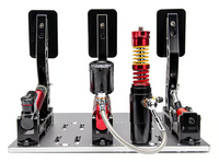 SIMAGIC P2000 3 Pedal Set 100kg Sensor hydraulic system for racing simulation.