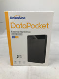 UnionSine 2TB Disco Duro Externo USB 3.0 Ultra Slim Portátil